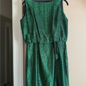 Vintage Green Sleeveless‎ Dress